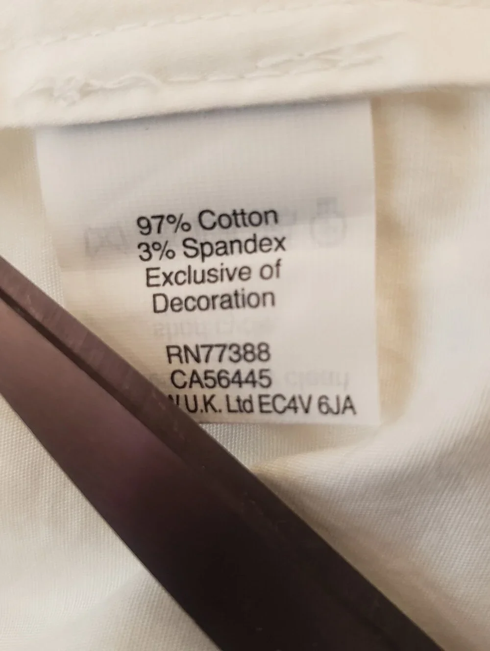 J. Crew Sleeveless White Cotton Button-Front Shirt with Embellished Collar Sz 8